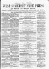 West Somerset Free Press Saturday 01 July 1865 Page 1