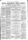West Somerset Free Press Saturday 23 September 1865 Page 1