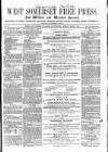 West Somerset Free Press Saturday 09 March 1867 Page 1