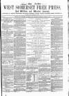 West Somerset Free Press Saturday 17 August 1867 Page 1