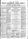West Somerset Free Press Saturday 31 August 1867 Page 1