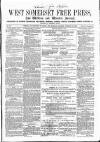West Somerset Free Press Saturday 29 February 1868 Page 1