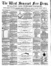 West Somerset Free Press Saturday 18 January 1873 Page 1
