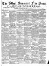West Somerset Free Press Saturday 03 October 1874 Page 1
