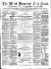 West Somerset Free Press Saturday 29 January 1876 Page 1
