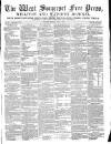 West Somerset Free Press Saturday 01 June 1878 Page 1