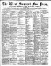 West Somerset Free Press Saturday 02 October 1886 Page 1
