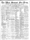 West Somerset Free Press Saturday 04 December 1886 Page 1