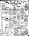 West Somerset Free Press Saturday 04 November 1911 Page 1