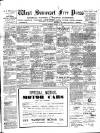 West Somerset Free Press Saturday 20 January 1912 Page 1