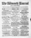 Sidmouth Journal and Directory Saturday 01 October 1864 Page 1