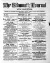 Sidmouth Journal and Directory Wednesday 01 February 1865 Page 1