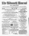 Sidmouth Journal and Directory Saturday 01 July 1865 Page 1