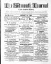 Sidmouth Journal and Directory Monday 01 January 1866 Page 1