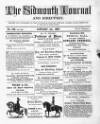 Sidmouth Journal and Directory Tuesday 01 January 1867 Page 1