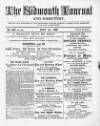 Sidmouth Journal and Directory Monday 01 July 1867 Page 1