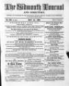 Sidmouth Journal and Directory Friday 01 May 1868 Page 1