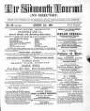 Sidmouth Journal and Directory Sunday 01 August 1869 Page 1