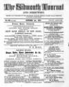 Sidmouth Journal and Directory Sunday 01 October 1871 Page 1