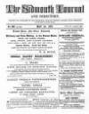 Sidmouth Journal and Directory Wednesday 01 May 1872 Page 1