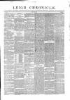Leigh Chronicle and Weekly District Advertiser Saturday 26 April 1856 Page 1