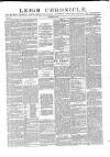 Leigh Chronicle and Weekly District Advertiser Saturday 30 August 1856 Page 1