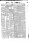 Leigh Chronicle and Weekly District Advertiser Saturday 13 September 1856 Page 1