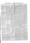 Leigh Chronicle and Weekly District Advertiser Saturday 20 September 1856 Page 1