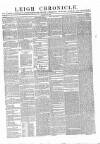 Leigh Chronicle and Weekly District Advertiser Saturday 24 January 1857 Page 1