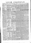 Leigh Chronicle and Weekly District Advertiser Saturday 14 March 1857 Page 1