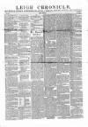 Leigh Chronicle and Weekly District Advertiser Saturday 18 April 1857 Page 1