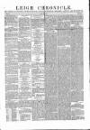 Leigh Chronicle and Weekly District Advertiser Saturday 23 May 1857 Page 1