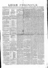 Leigh Chronicle and Weekly District Advertiser Saturday 01 August 1857 Page 1