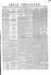 Leigh Chronicle and Weekly District Advertiser Saturday 29 August 1857 Page 1