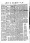 Leigh Chronicle and Weekly District Advertiser Saturday 10 October 1857 Page 1