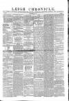 Leigh Chronicle and Weekly District Advertiser Saturday 28 November 1857 Page 1