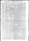 Leigh Chronicle and Weekly District Advertiser Saturday 09 January 1858 Page 1