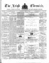 Leigh Chronicle and Weekly District Advertiser Saturday 16 March 1872 Page 1