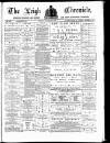 Leigh Chronicle and Weekly District Advertiser Friday 30 March 1888 Page 1