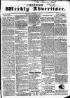 Chepstow Weekly Advertiser Saturday 08 November 1856 Page 1