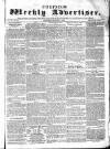 Chepstow Weekly Advertiser Saturday 03 January 1857 Page 1