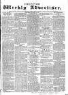 Chepstow Weekly Advertiser Saturday 15 August 1857 Page 1