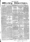 Chepstow Weekly Advertiser Saturday 29 August 1857 Page 1