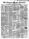 Chepstow Weekly Advertiser Saturday 14 September 1867 Page 1