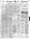 Chepstow Weekly Advertiser Saturday 16 August 1884 Page 1
