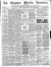 Chepstow Weekly Advertiser Saturday 20 September 1884 Page 1