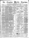 Chepstow Weekly Advertiser Saturday 03 April 1886 Page 1