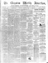 Chepstow Weekly Advertiser Saturday 06 November 1886 Page 1
