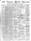 Chepstow Weekly Advertiser Saturday 27 November 1886 Page 1