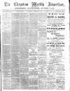 Chepstow Weekly Advertiser Saturday 05 November 1887 Page 1